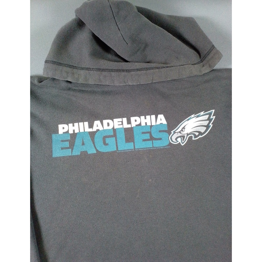 Junk Food Philadelphia Eagles Mens XL Black Hoodie NFL Football Pullover Logo